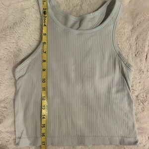 lululemon athletica light blue size 6 Ribbed Tank Top